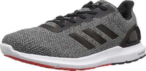 adidas mens Cosmic 2 Running Shoe, Black/Black/Core Red, 8.5 